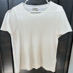 J. Crew White Short Sleeve T-Shirt